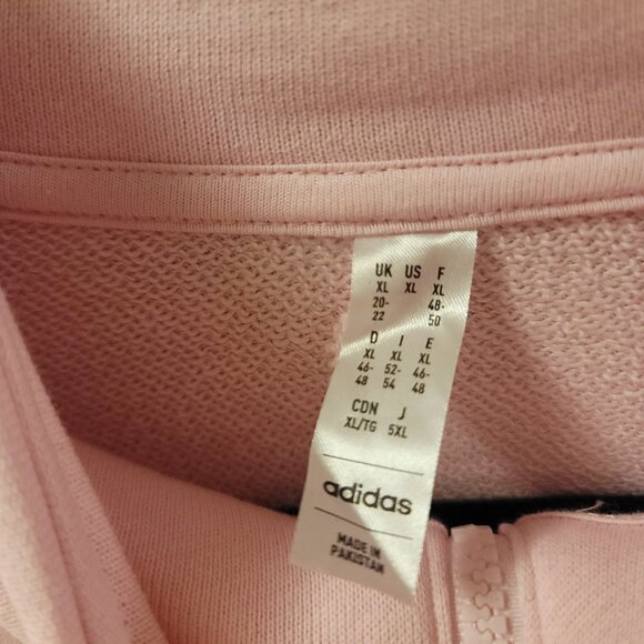 ADIDAS pink quarter zip crewneck sweater - Picture 4 of 7